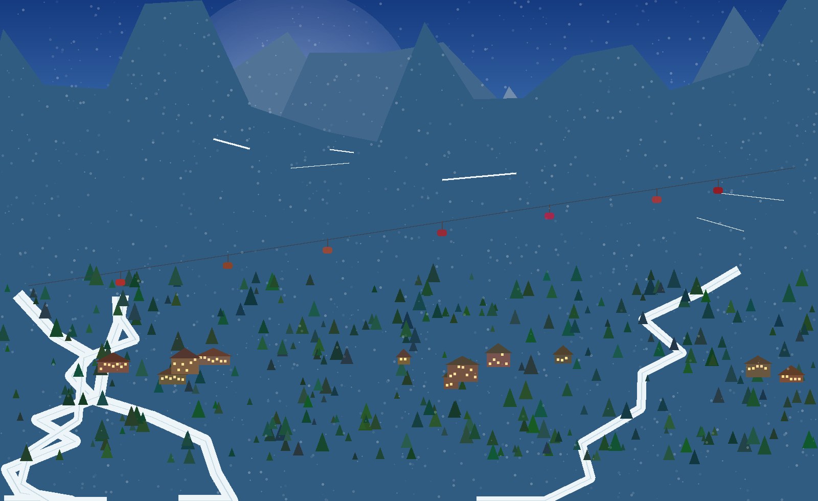 winter alpine scene 41