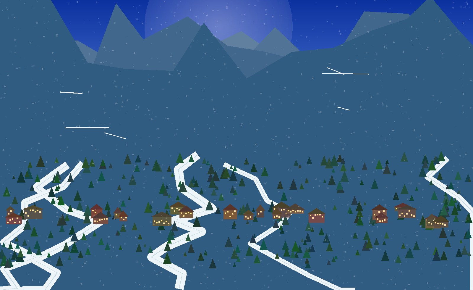 winter panoramic scene 44