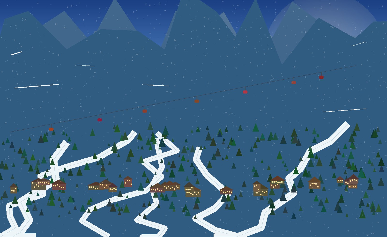 winter alpine scene 52