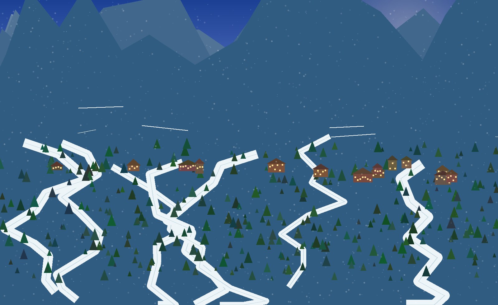 winter alpine scene 54