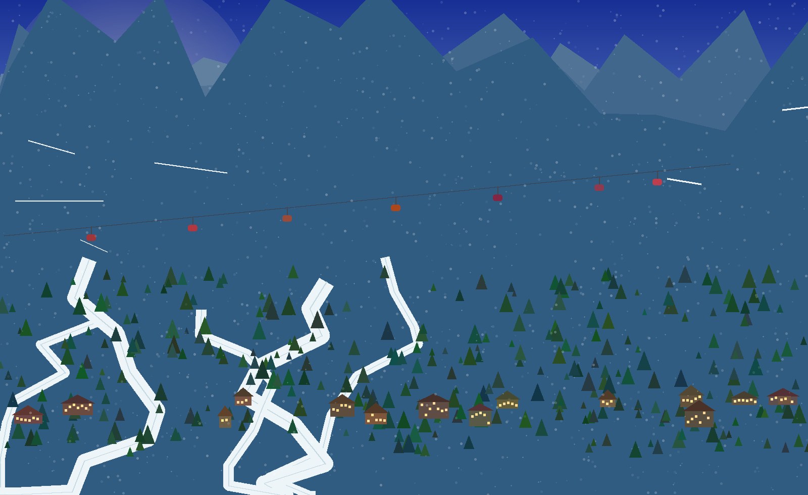 winter alpine scene 57