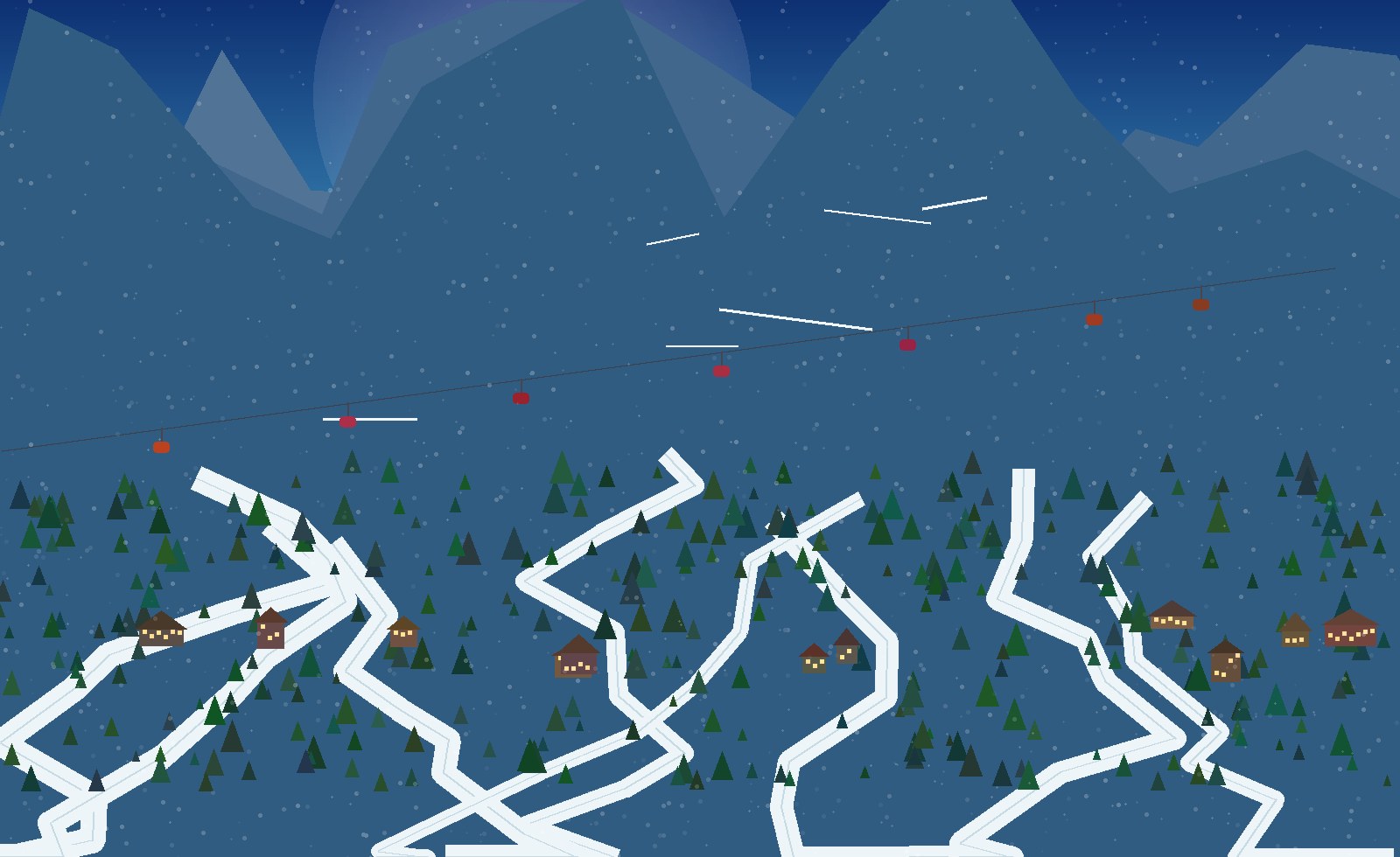 winter alpine scene 60