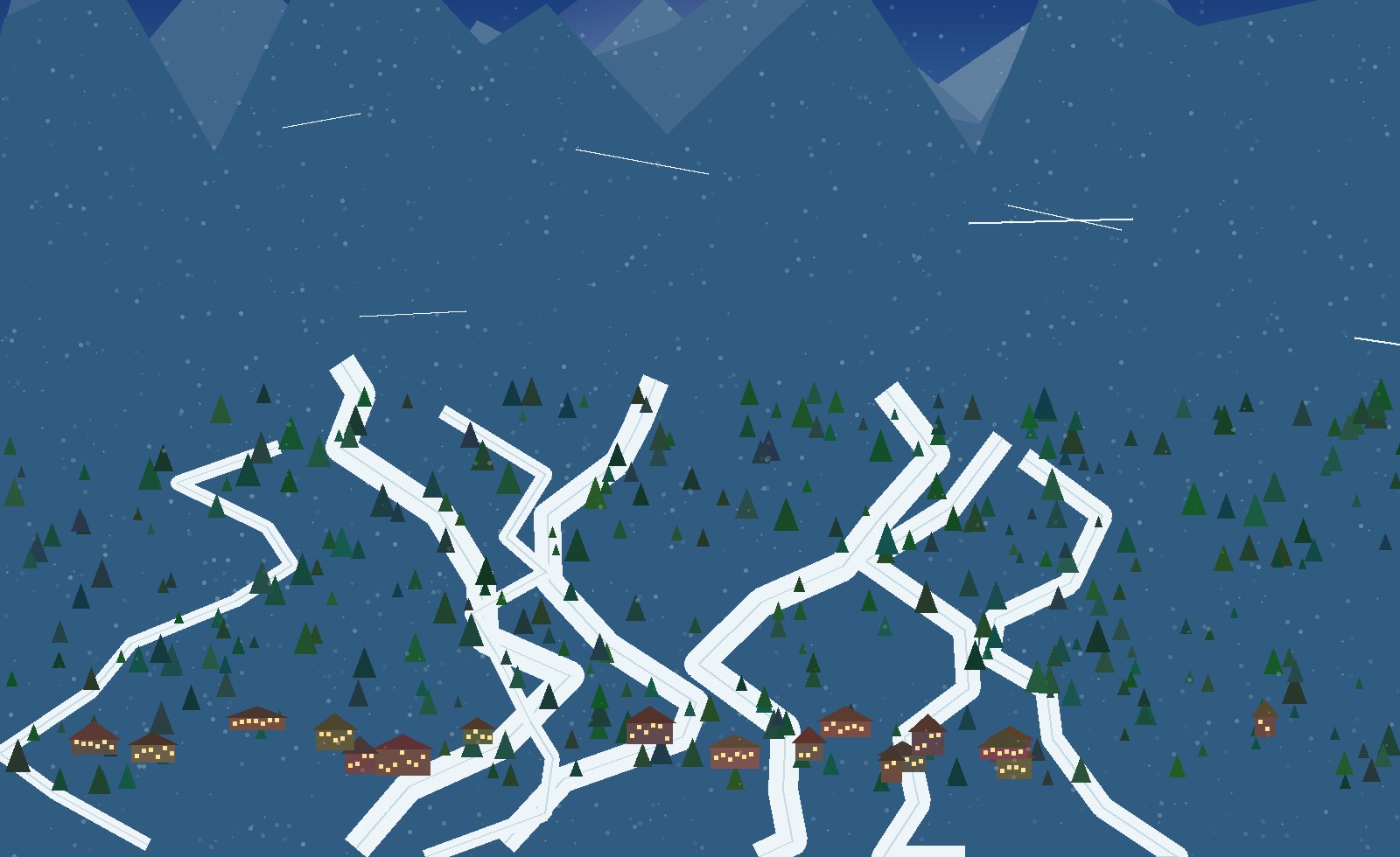 winter alpine scene 64