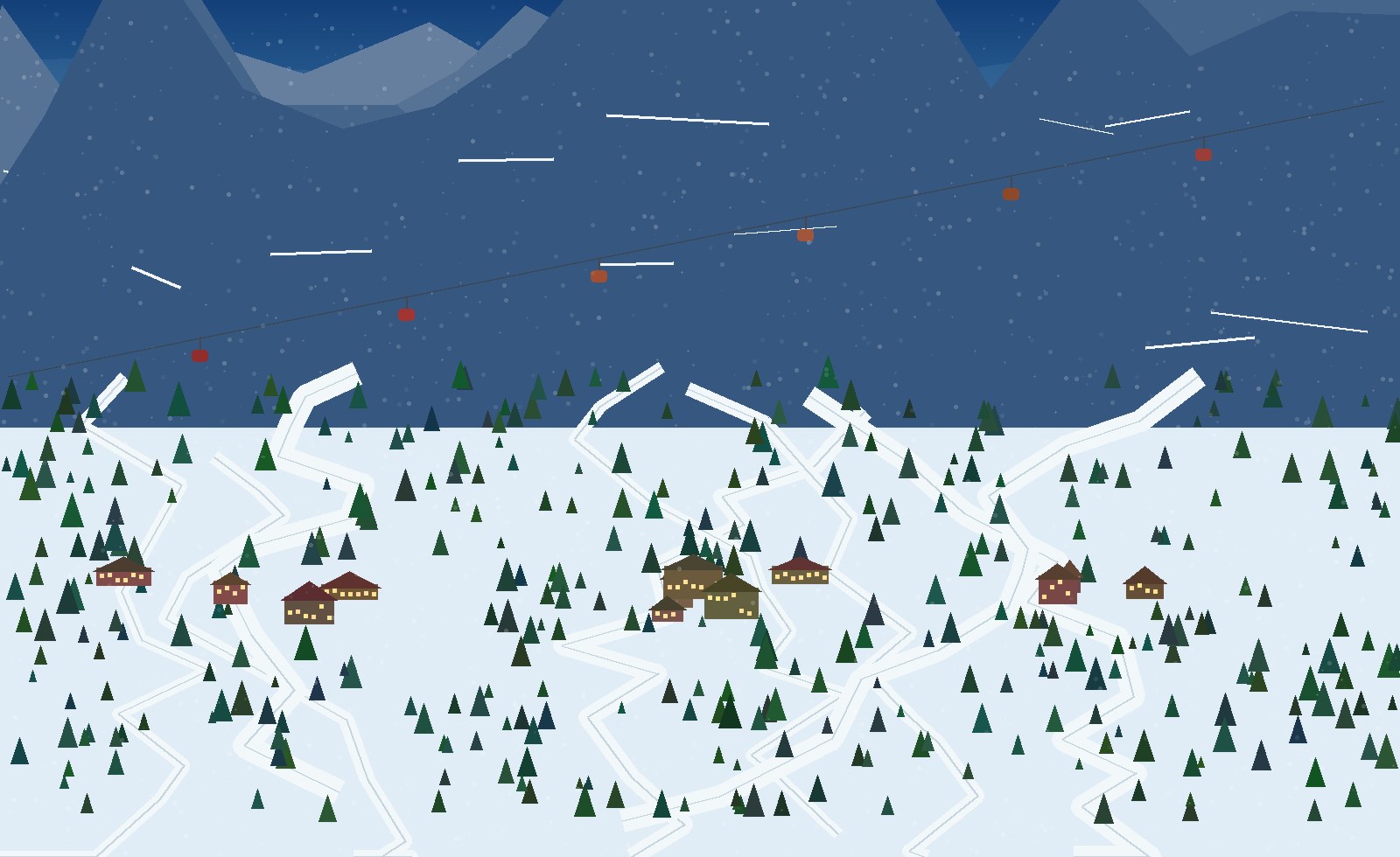 winter alpine scene 76