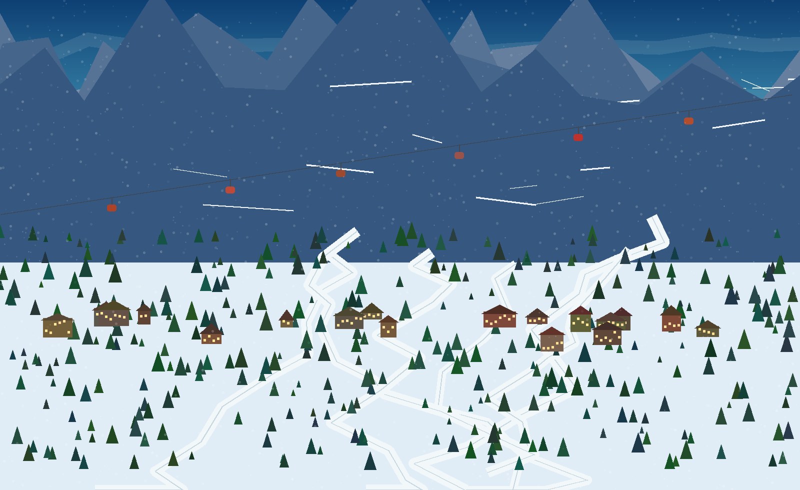 winter alpine scene 3