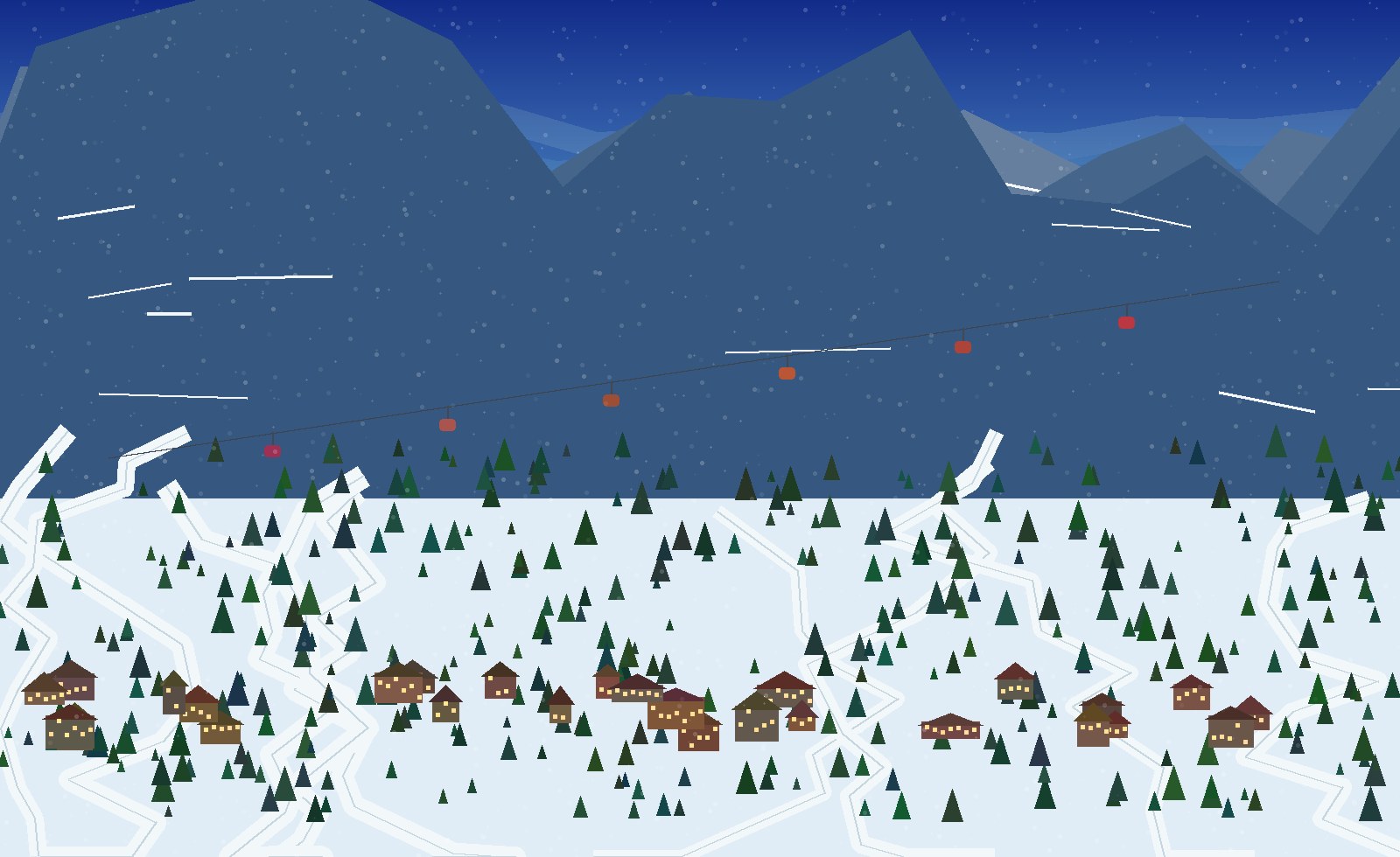 winter alpine scene 4