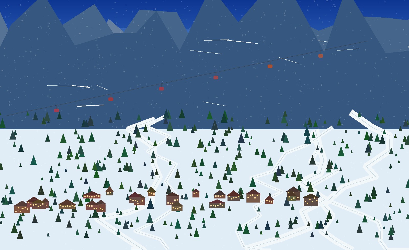 winter alpine scene 80