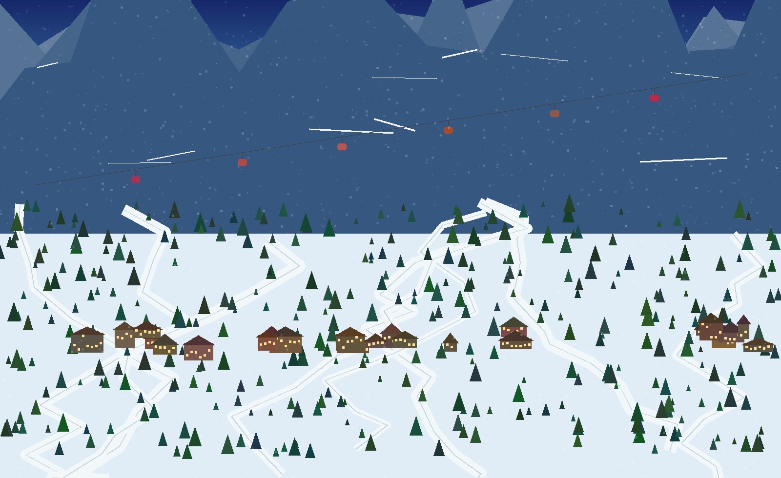 winter panoramic scene 84