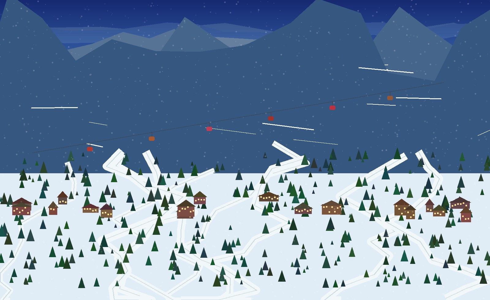 winter alpine scene 9