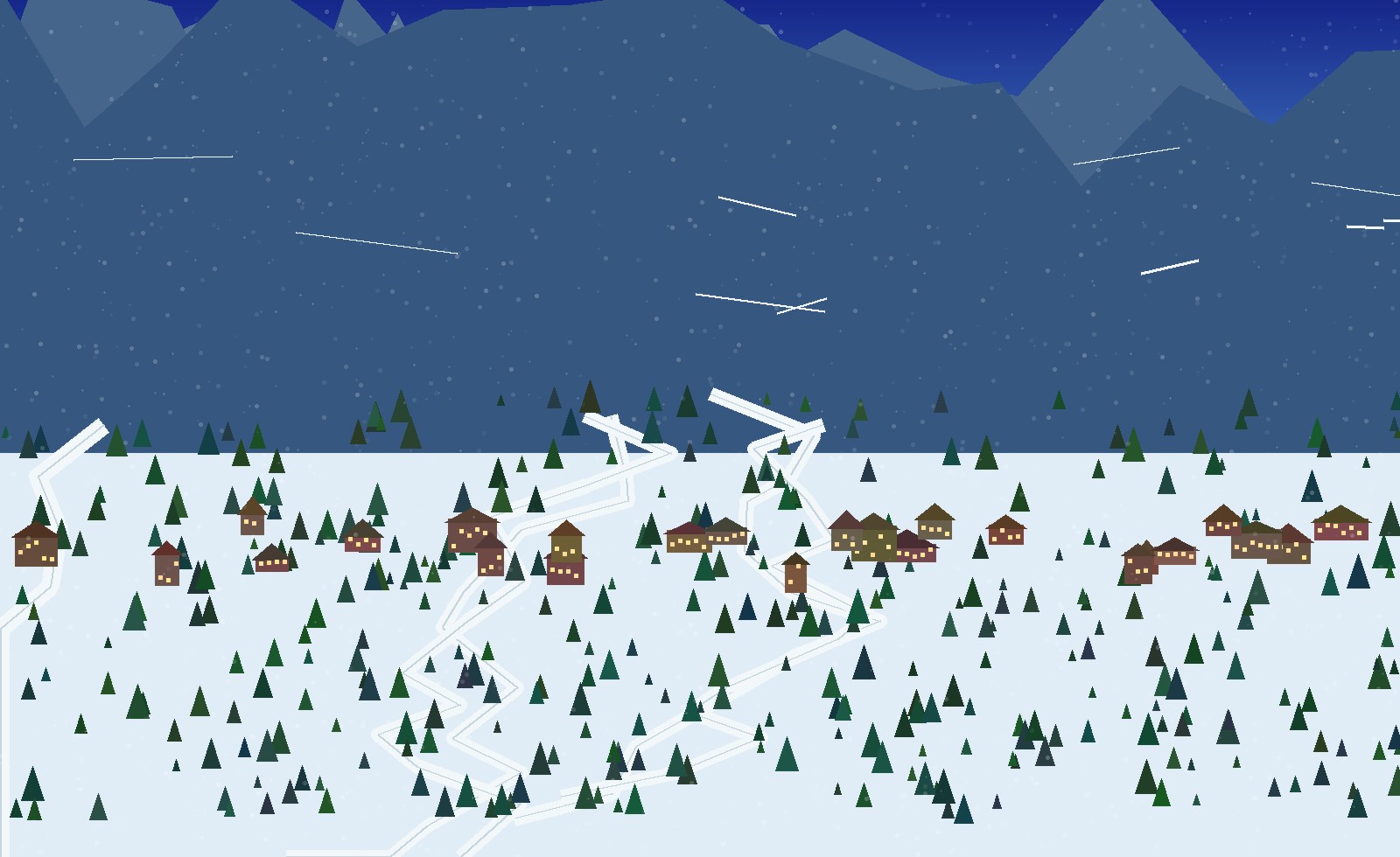 winter alpine scene 85