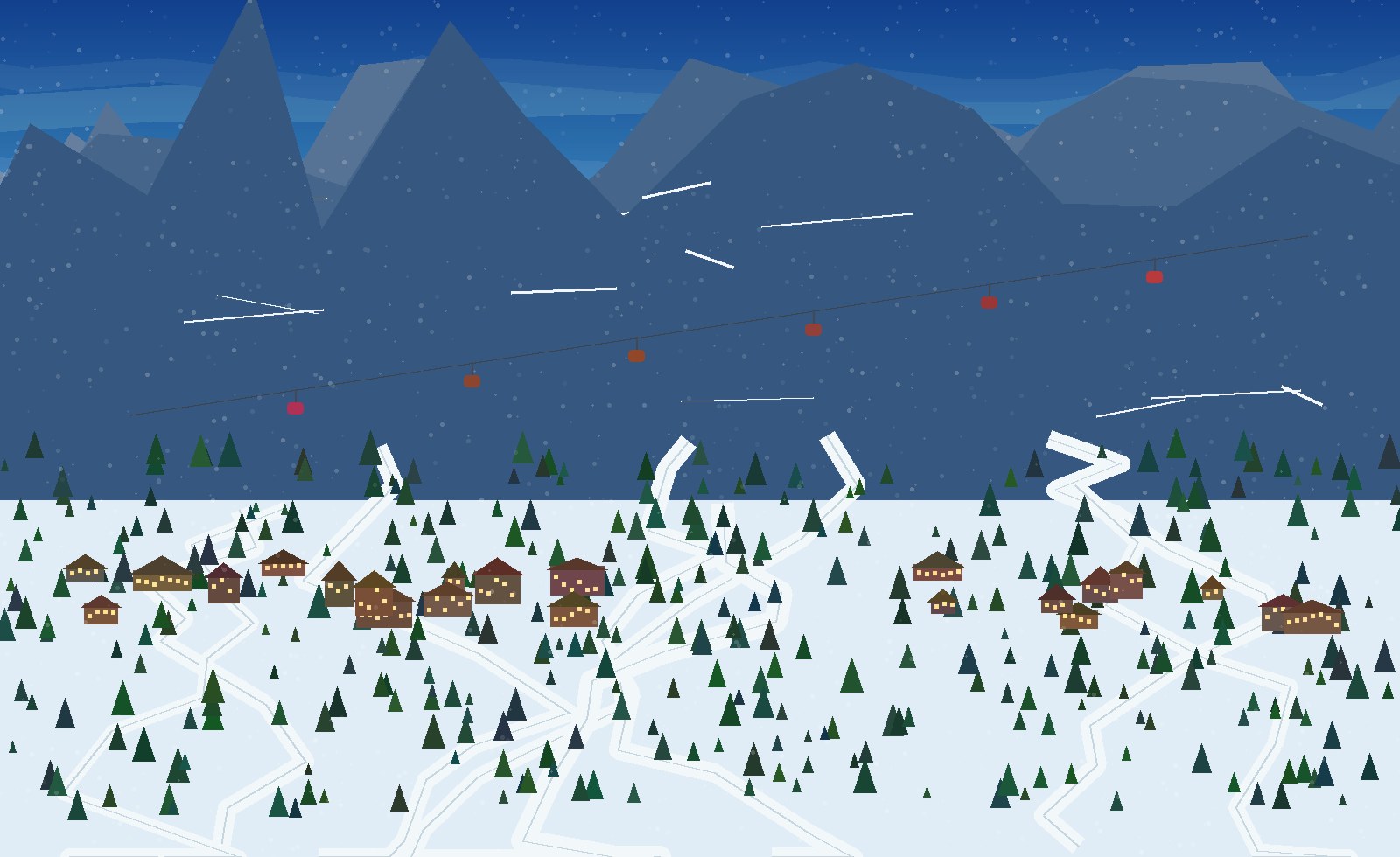 winter panoramic scene 86