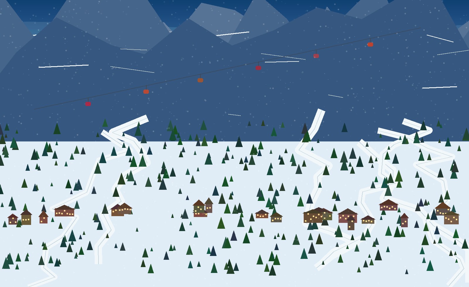 winter alpine scene 86