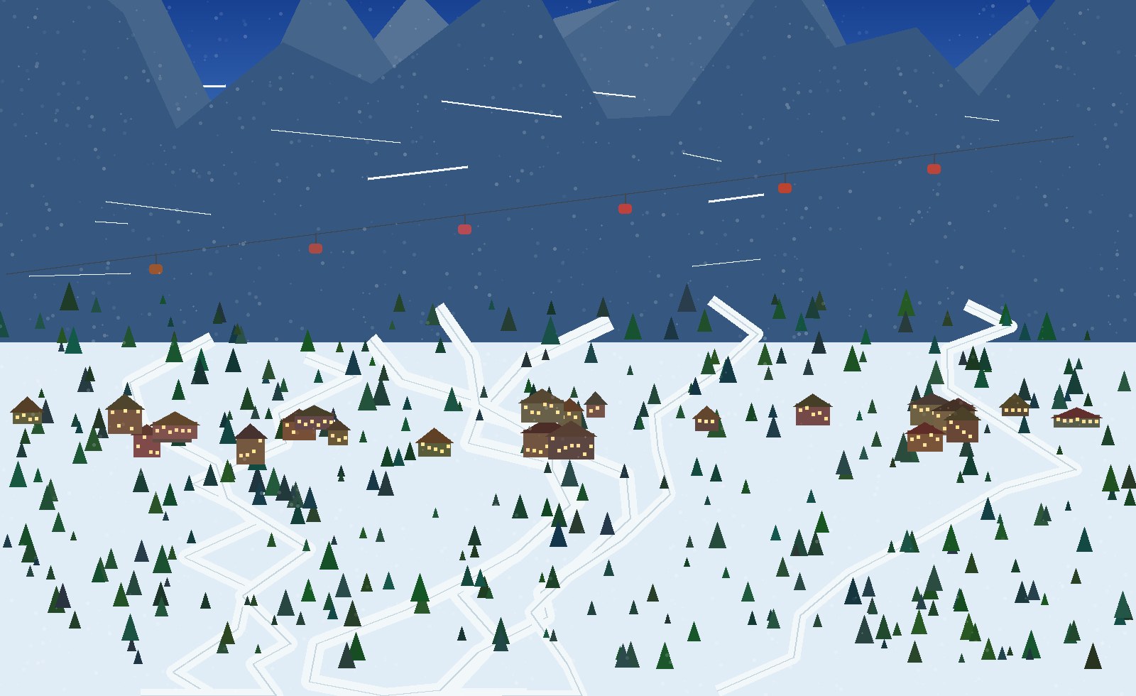 winter alpine scene 87