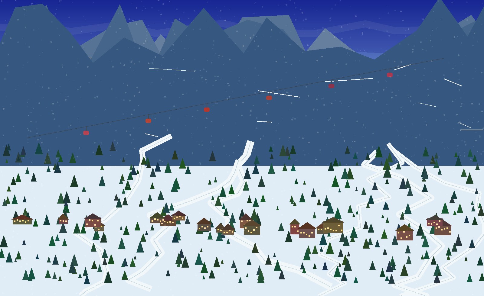 winter alpine scene 88