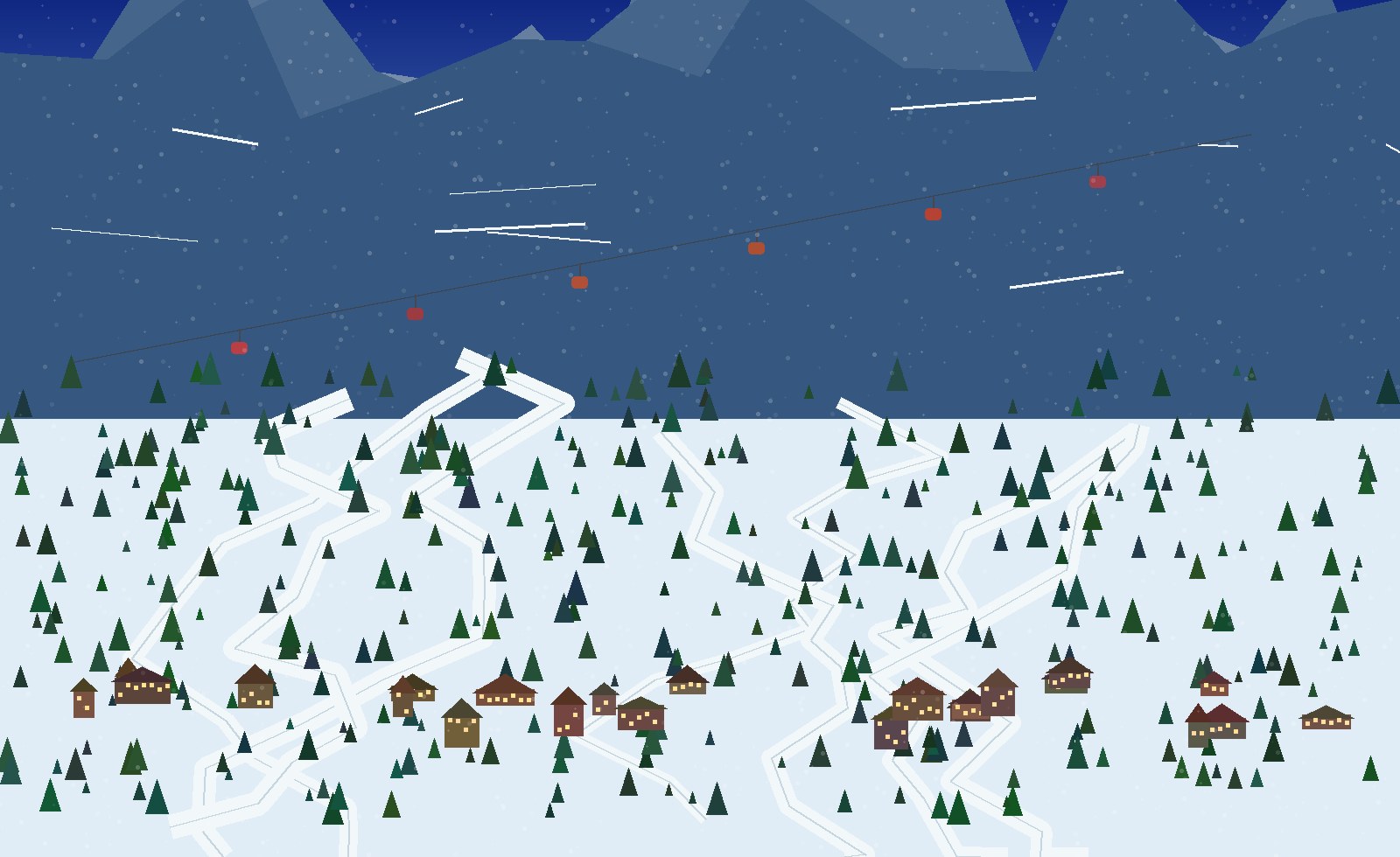 winter panoramic scene 89