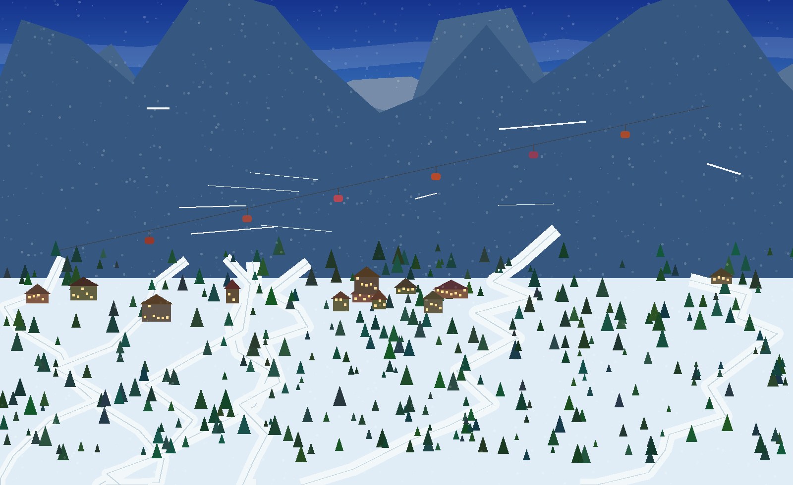 winter alpine scene 89