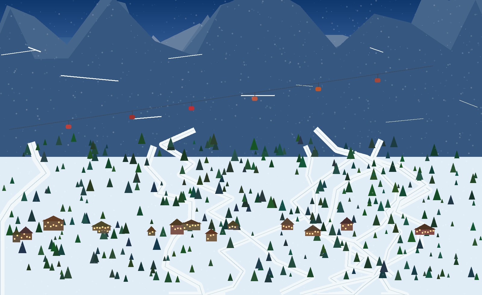 winter alpine scene 16