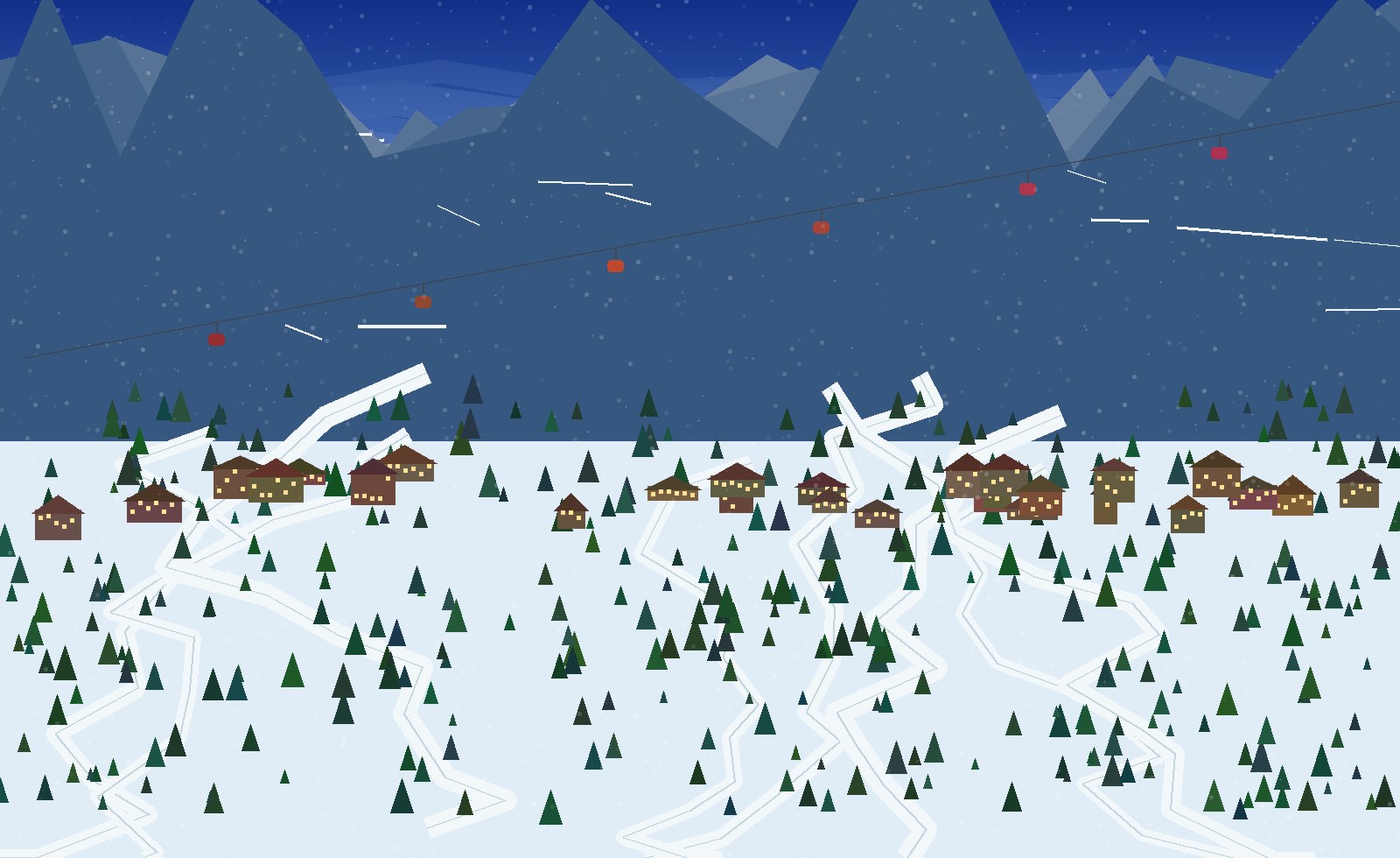 winter alpine scene 93