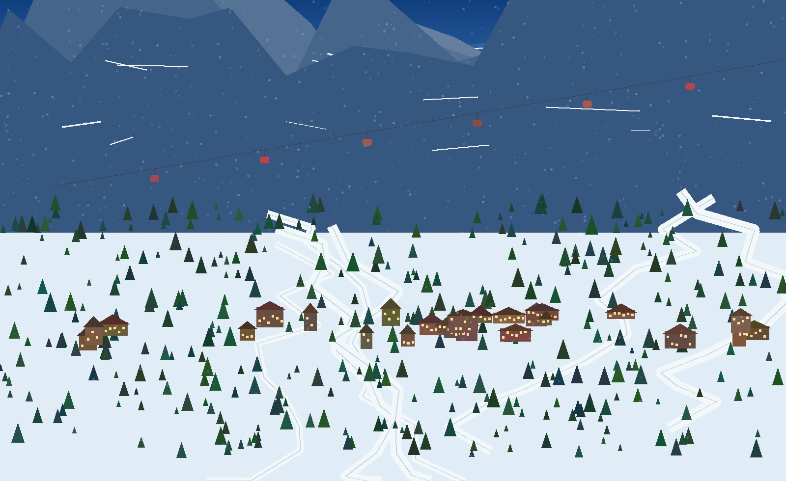 winter alpine scene 96