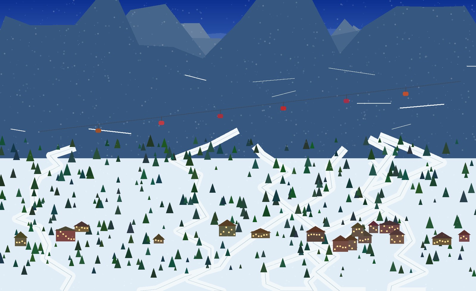 winter alpine scene 99