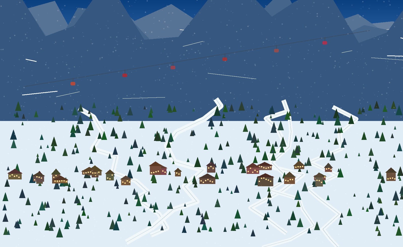 winter alpine scene 28