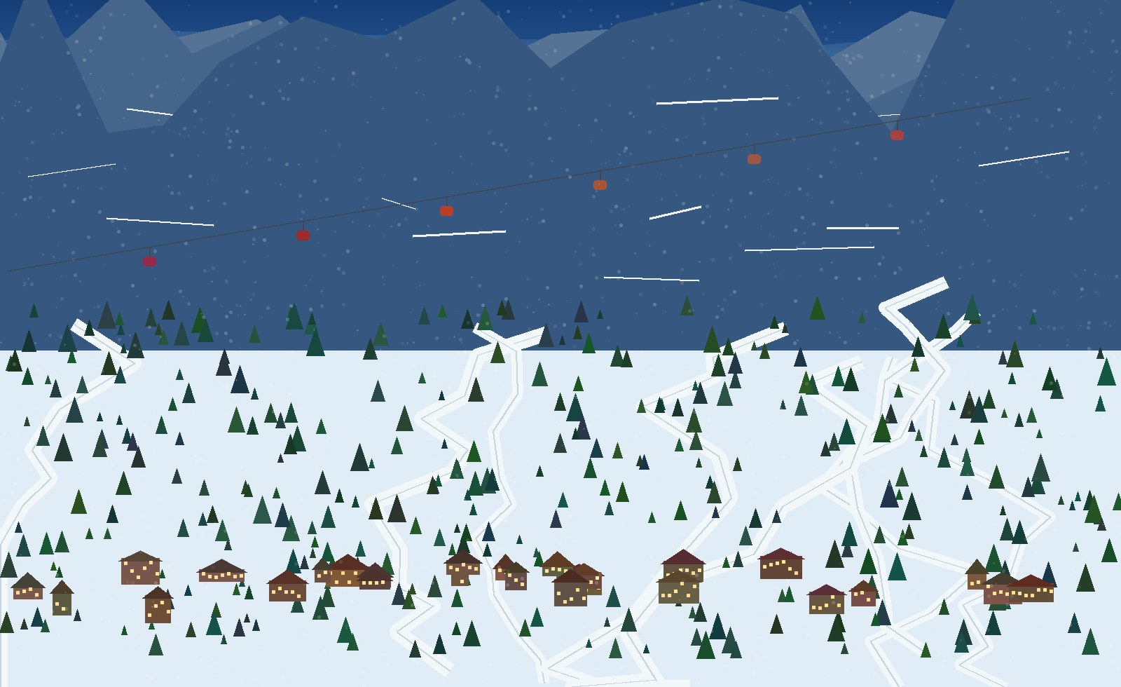 winter alpine scene 34