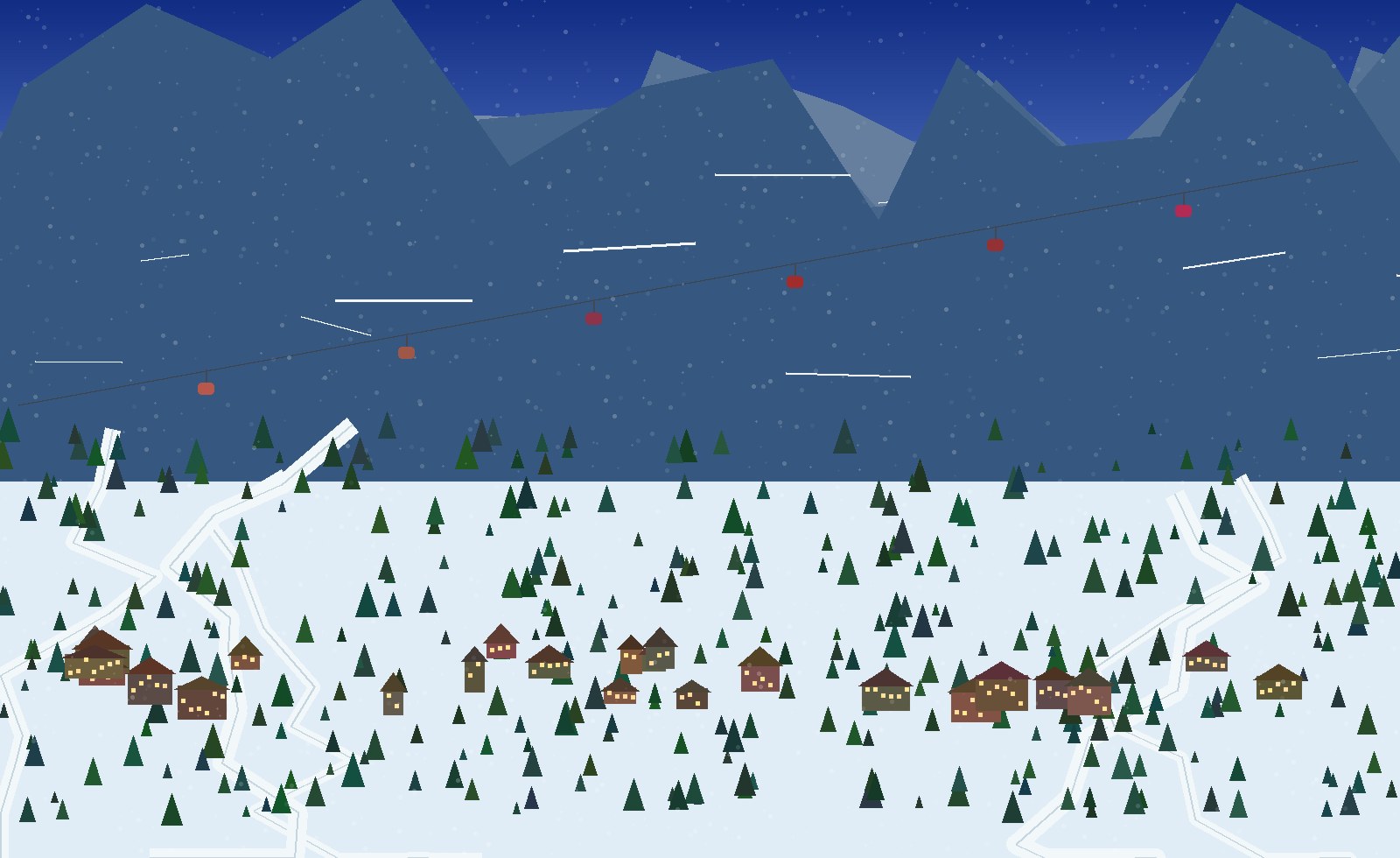 winter alpine scene 37