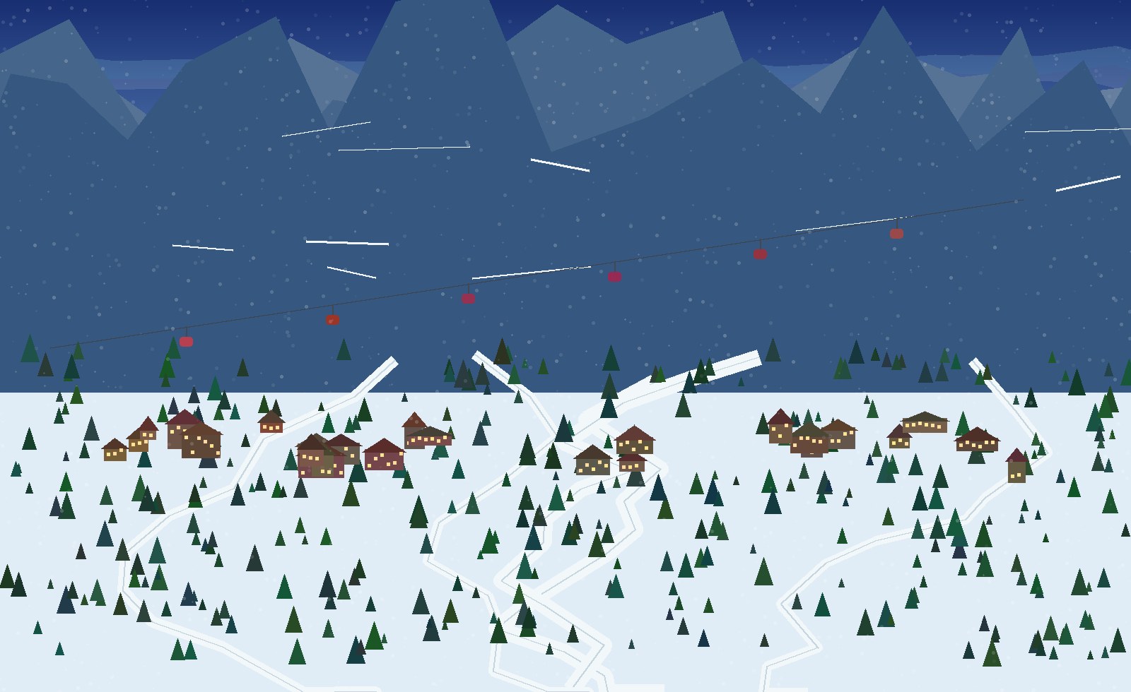 winter alpine scene 42