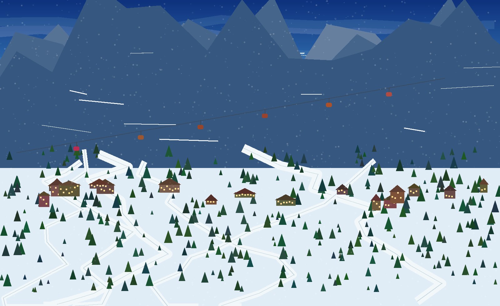 winter alpine scene 43