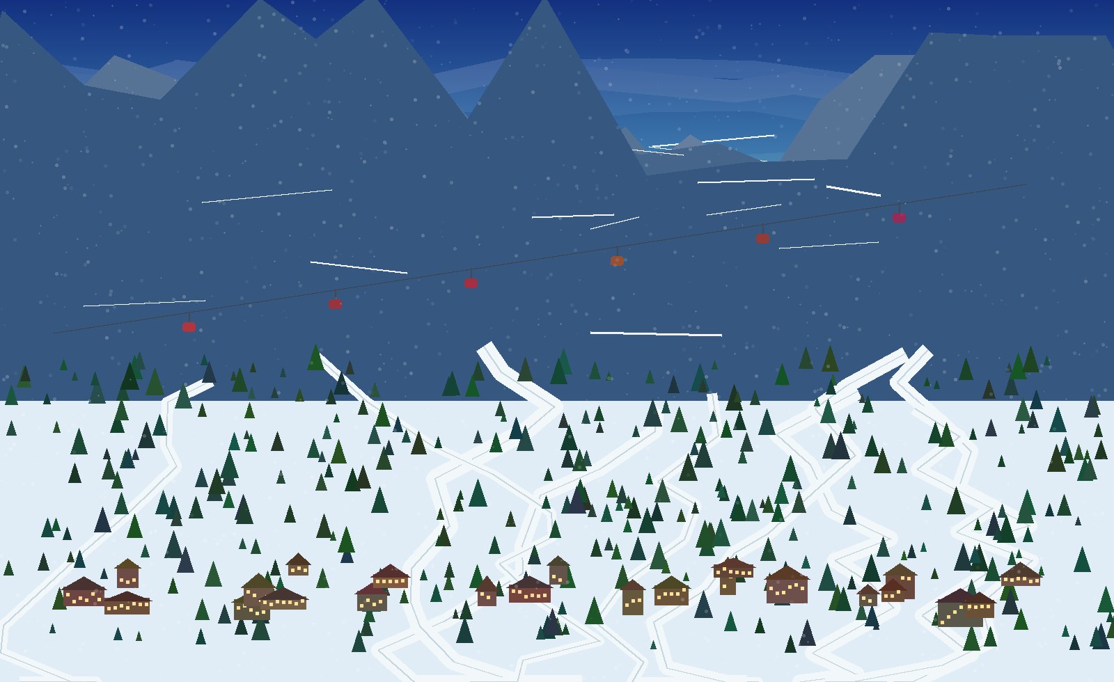 winter alpine scene 44