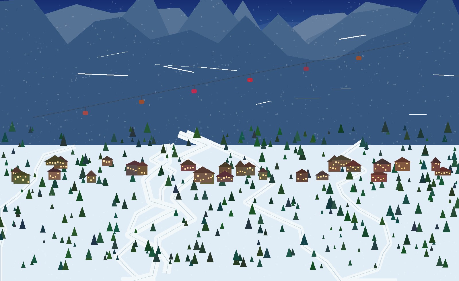 winter alpine scene 45