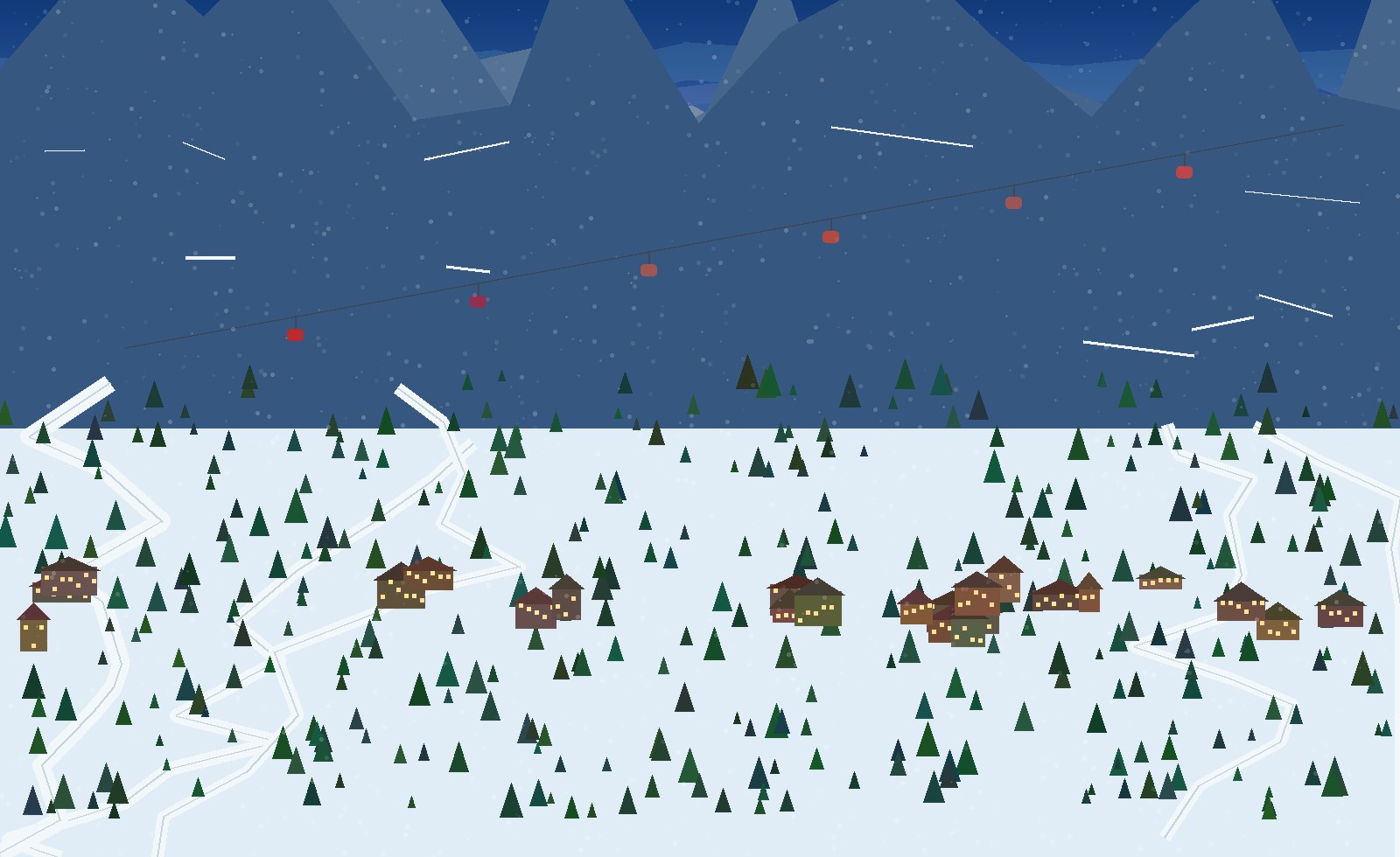 winter alpine scene 46