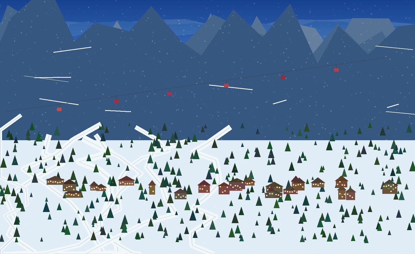 winter alpine scene 47