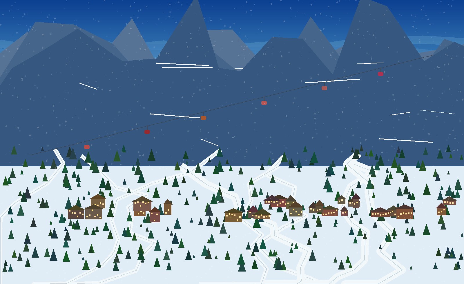 winter alpine scene 49