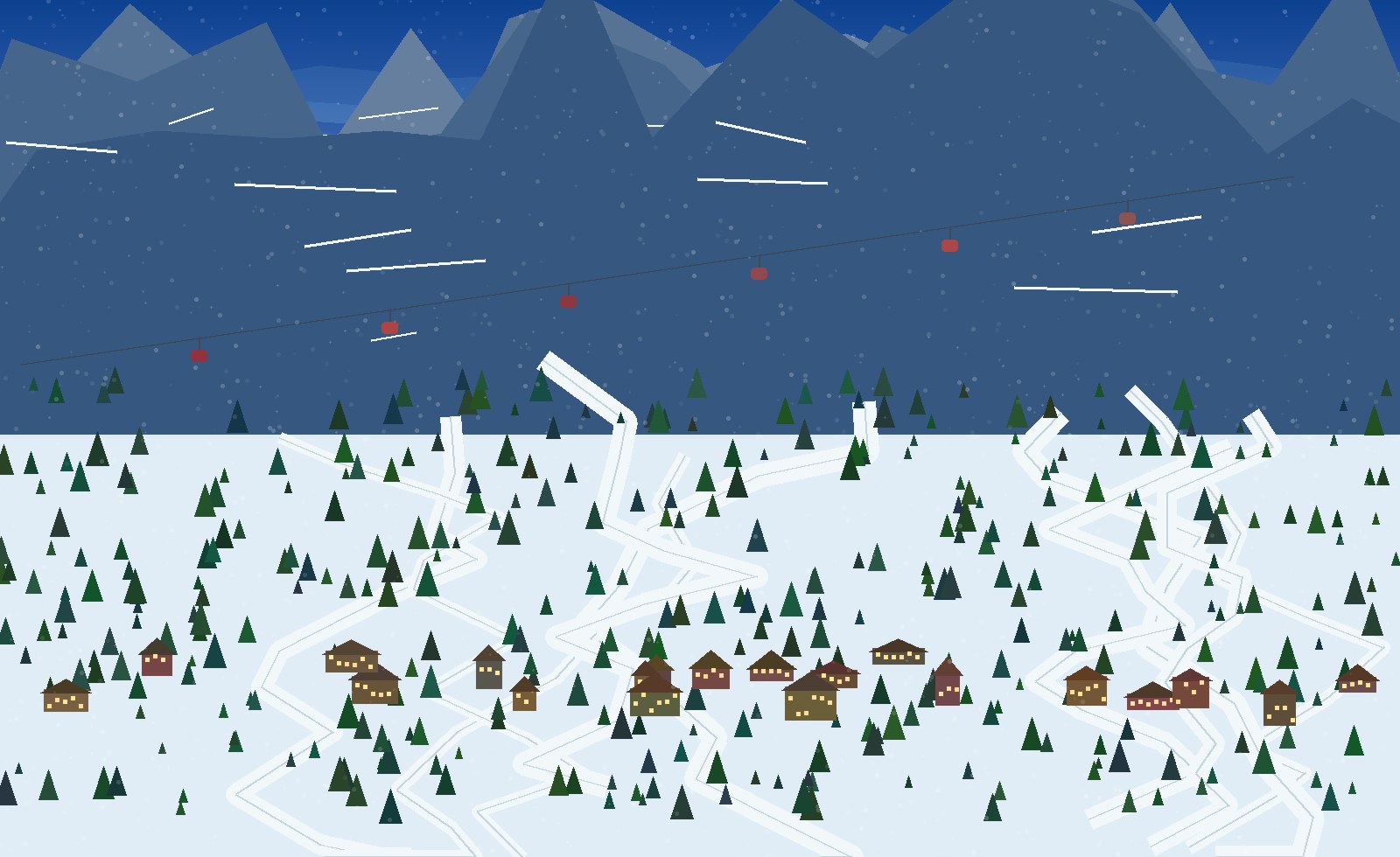 winter alpine scene 52