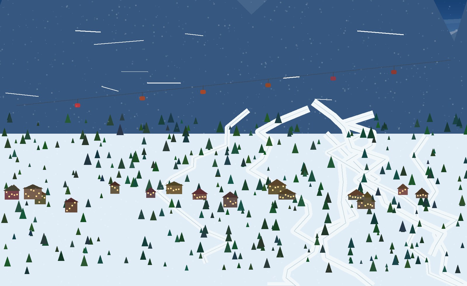 winter alpine scene 54