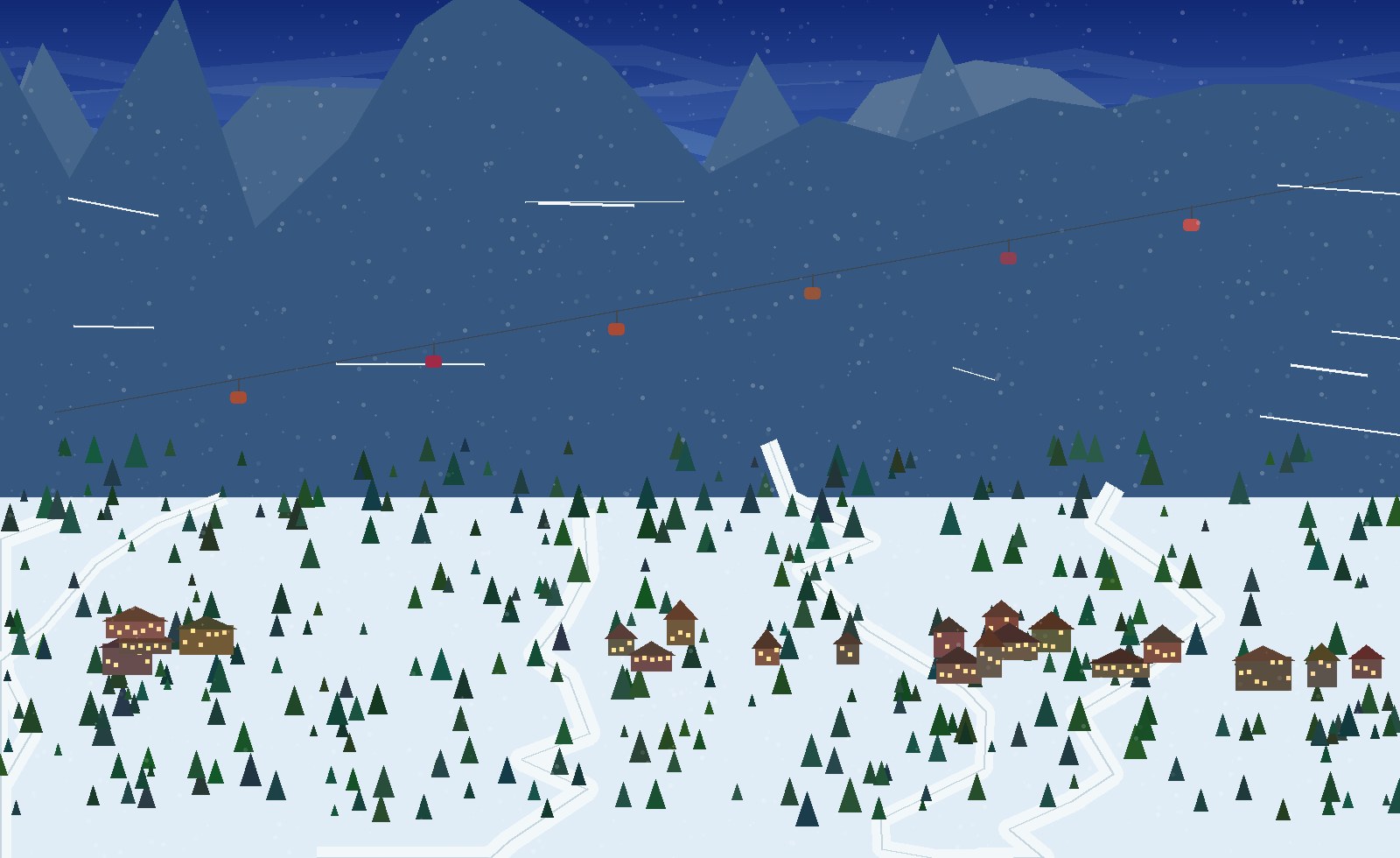 winter alpine scene 55