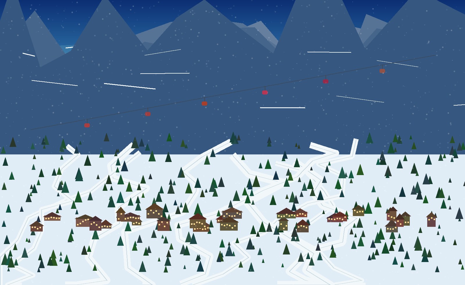 winter alpine scene 57