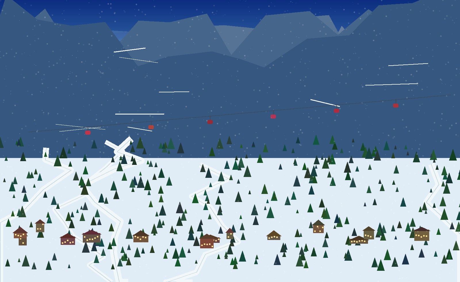 winter alpine scene 70