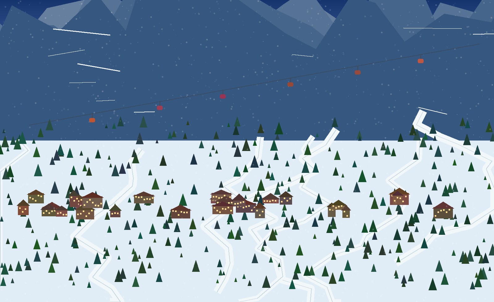 winter alpine scene 72