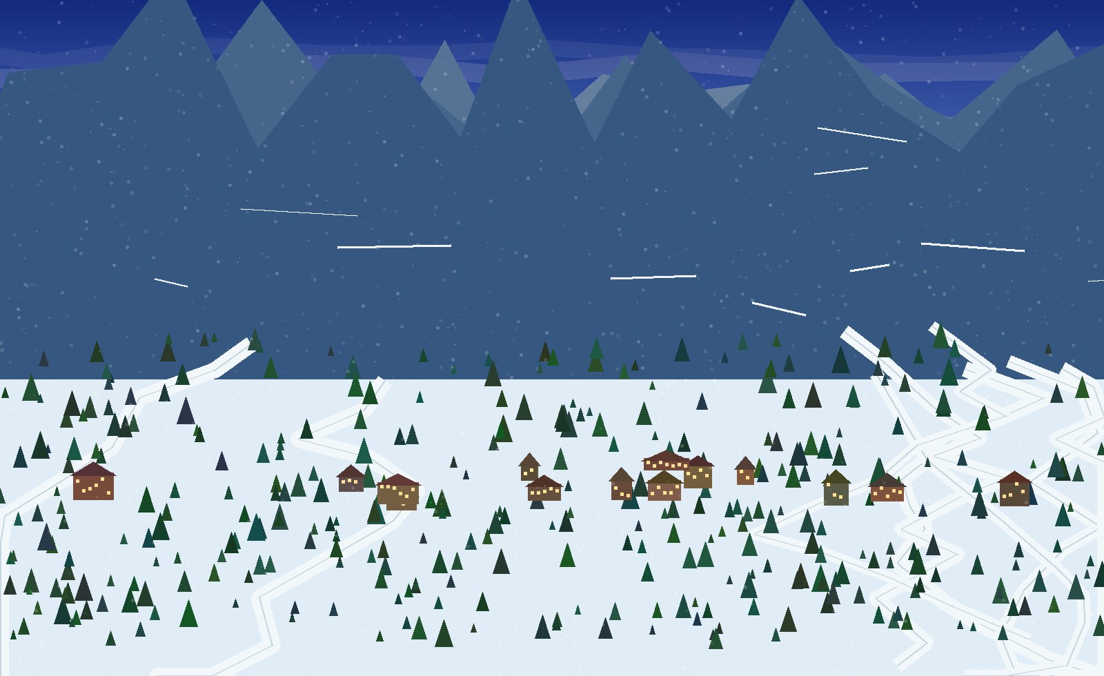 winter alpine scene 74