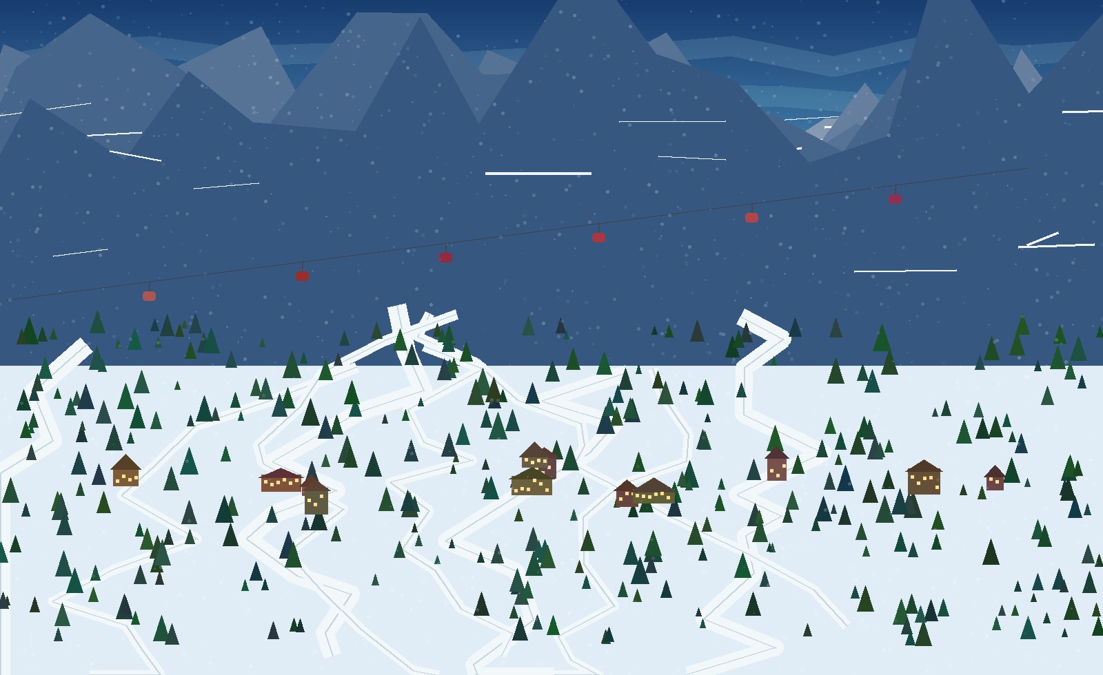 winter alpine scene 75