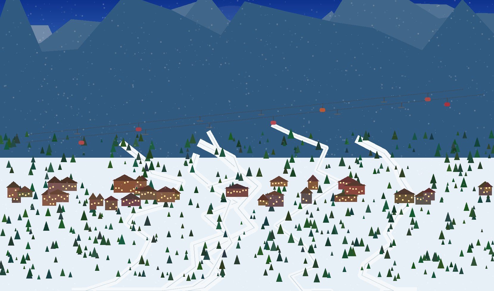 winter alpine scene 81