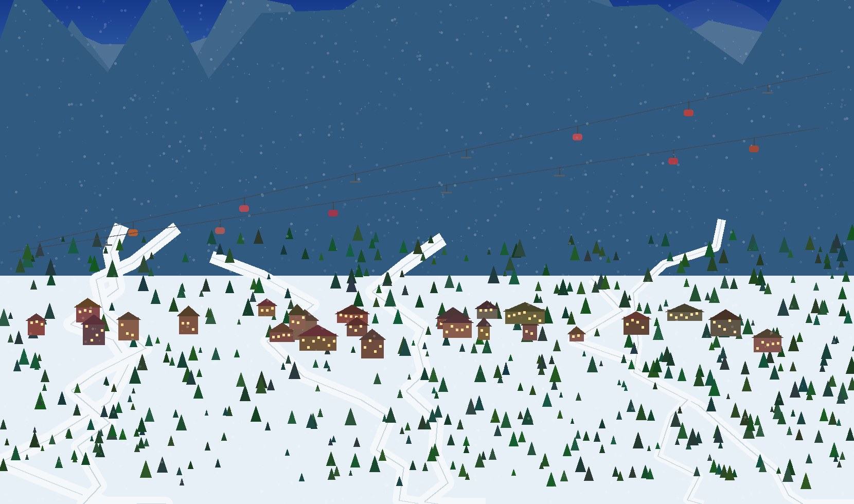 winter alpine scene 3