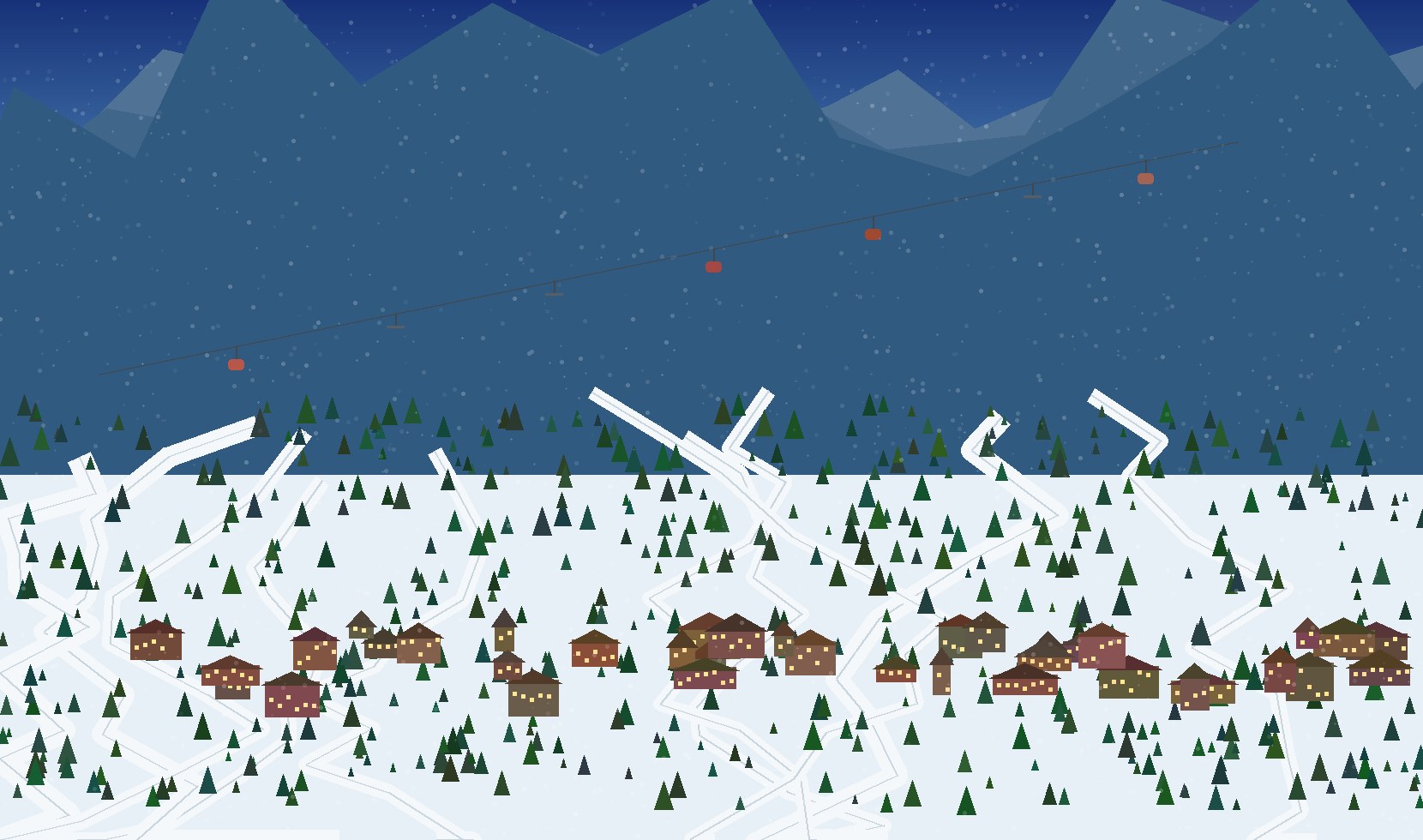 winter alpine scene 84