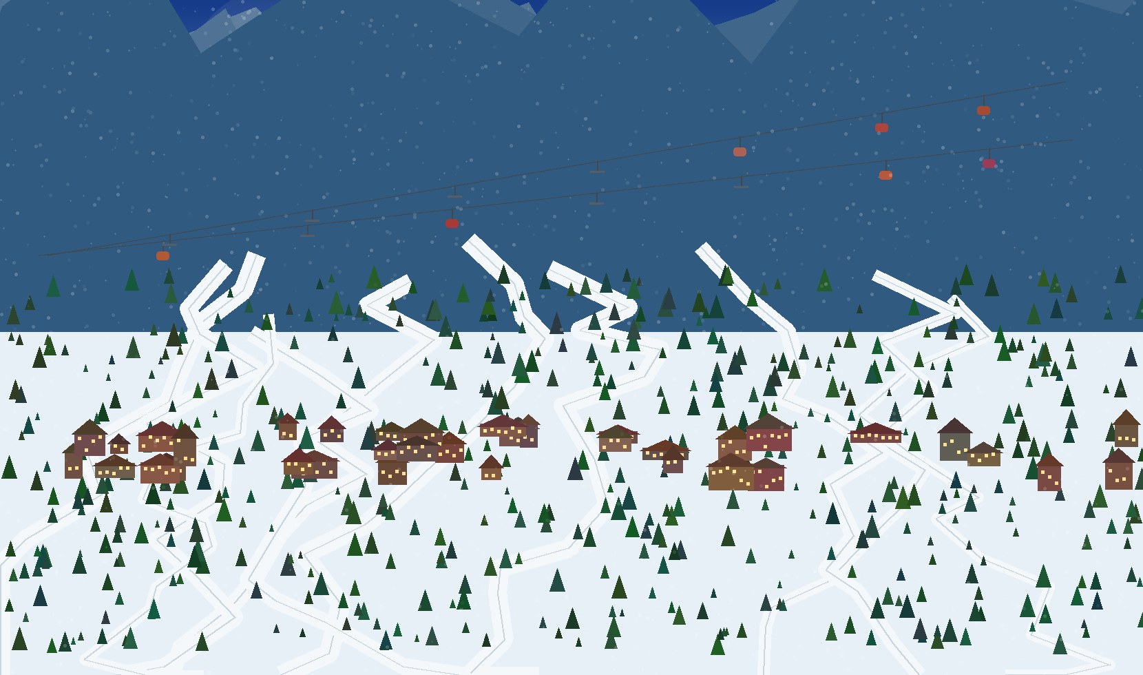 winter alpine scene 85