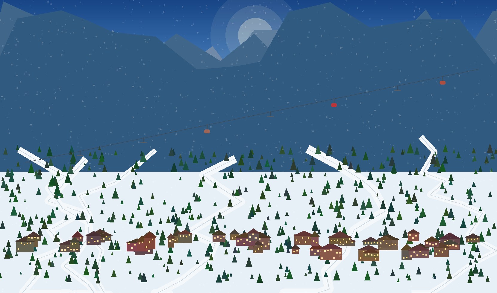 winter panoramic scene 86