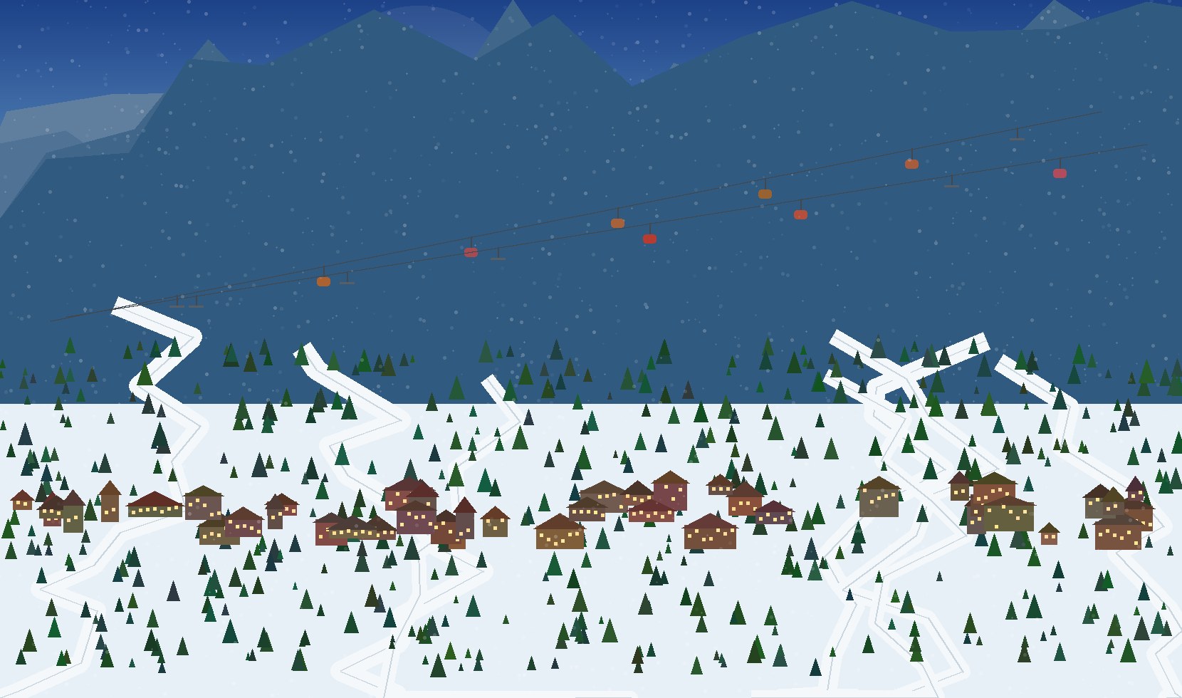 winter alpine scene 6