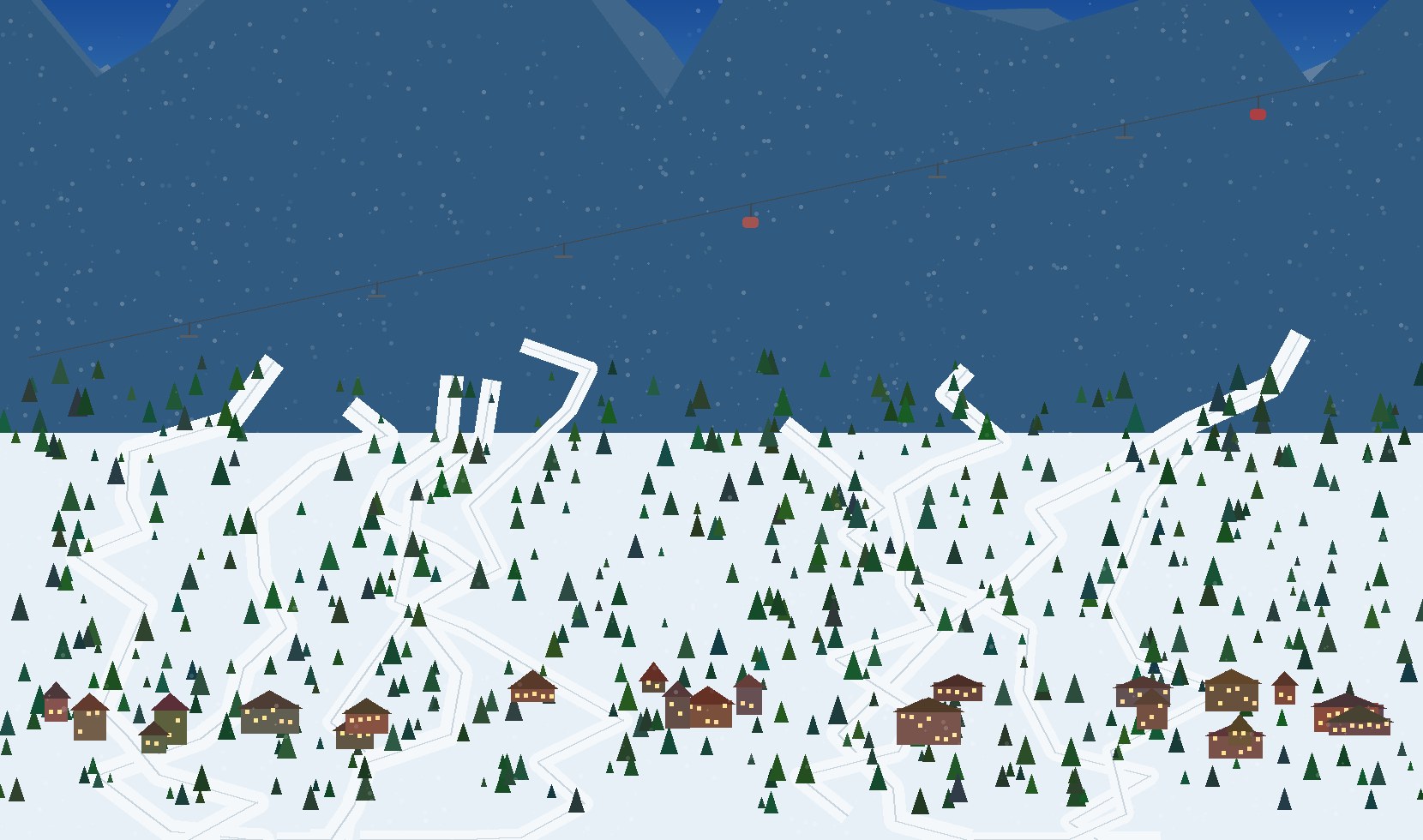 winter alpine scene 87