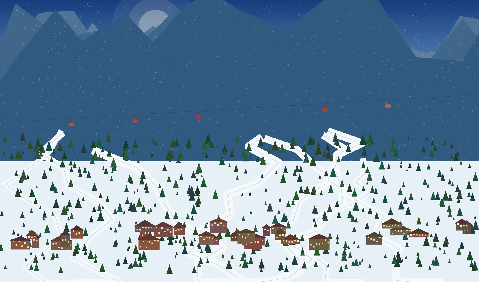 winter alpine scene 8